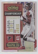 2020 Panini Contenders Championship Ticket 23/99 Julio Jones #97 p0i