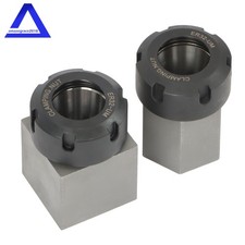 Hex & Square ER-32 Collet Block Spring Chuck Holder Set For CNC Milling Machine