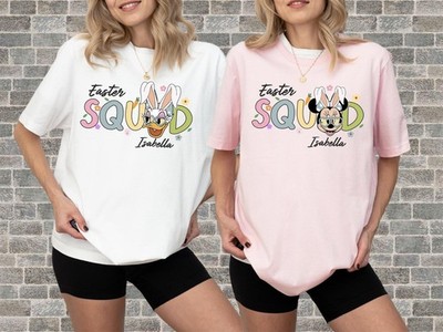 Disney Easter Squad 2025 Mickey & Unisex Custom Hoodie Tshirt Herren Damen N673