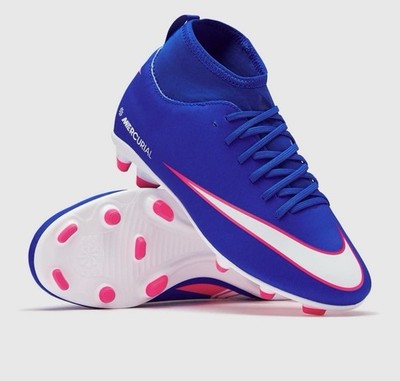 NIKE JUNIOR SUPERFLY 10 CLUB FG/MG JUNGEN FUSSBALLSCHUHE GRÖßE UK 4,5 EUR 37,5