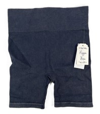 Hippie Rose Juniors' Seamless High-Waisted Biker Shorts Mountain Grey Size S NWT