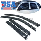 Outside Mount Window Visors Sun Shade Rain Guard for Chevy TrailBlazer 2002-2009