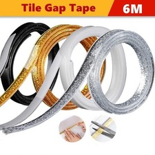 Ceramic Tile Mildewproof Gap Tape 6M Self-adhesive Waterproof Seam Sticker UK