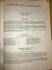 Vocabolario della lingua italiana Treccani - edizione 1986
