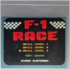 F-1 Race Nintendo 1984 Sticker No.291 Japan Vintage Card Collectible