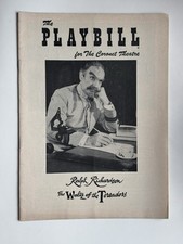 THE WALTZ OF THE TOREADORS playbill RALPH RICHARDSON 1957 MILDRED NATWICK