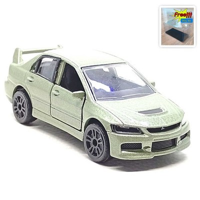 Majorette Mitsubishi Lancer Evolution 9 Metallic Green Gray 1:58 3'' ohne Verp...