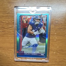 2025 Topps Chrome Football Cam Skattebo Rookie Autograph /199 New York Giants