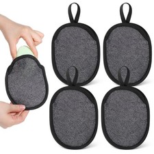 Soap Saver Bag 4 Pcs Soft Exfoliation Soap Pouch Double Sided Scrub Foaming N...