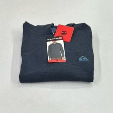 Quiksilver Men's 4-Way Stretch Moisture Wicking Hoodie, Blue, Size M