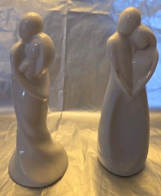 Wedding Cake Toppers Porcelain  (2) CIRCLE OF LOVE 5  Each