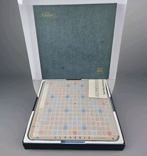 Scrabble Deluxe Edition 1977 S&R Games Rotati...