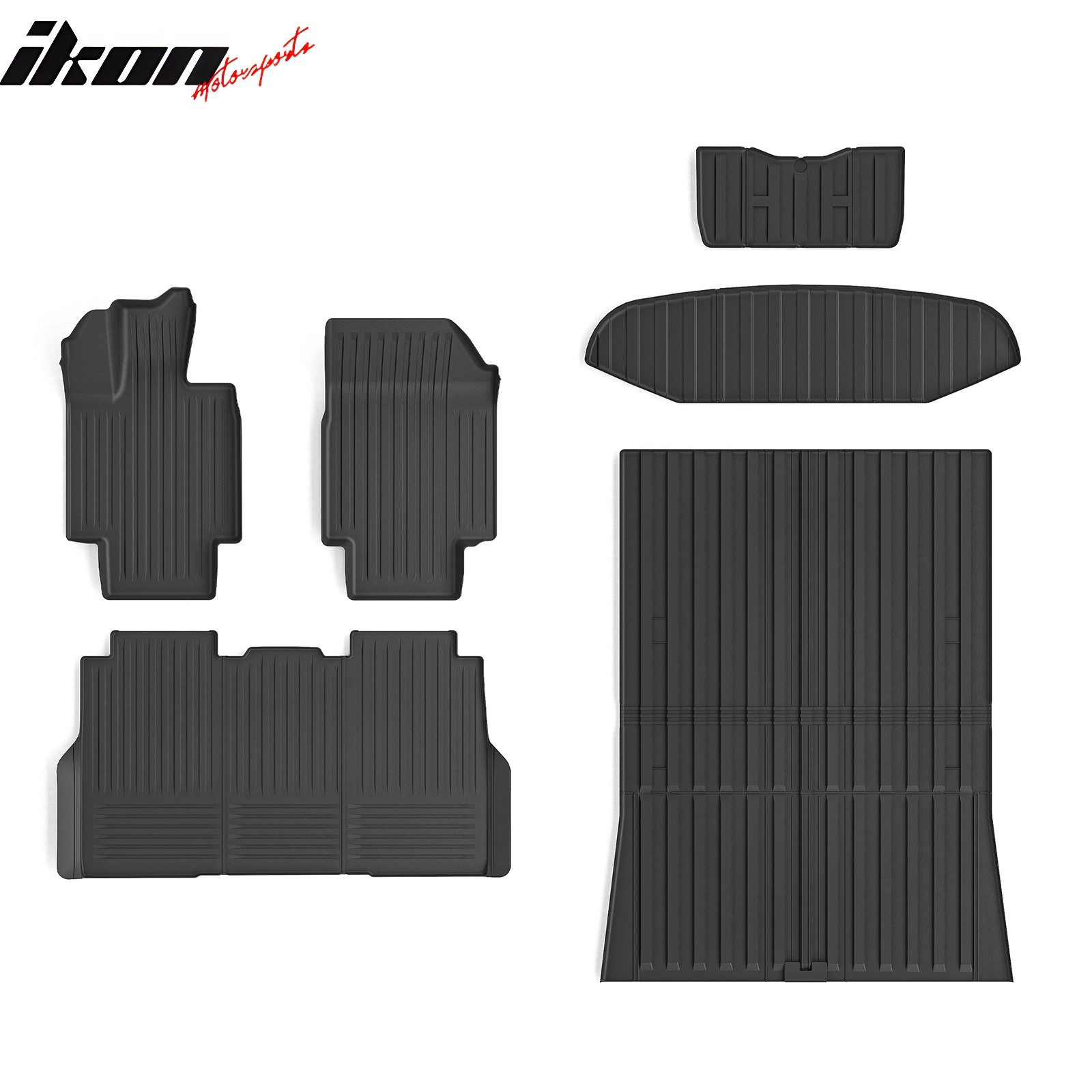 For 23-26 Tesla Cybertruck 3D Floor Mats Trunk Protector Liner Truck Bed Mat TPE