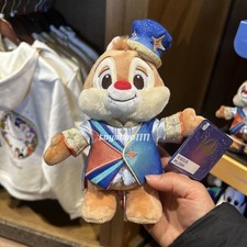 genuine 2026 Shanghai Disney 10th Anniversary Chip&Dale Dale plush toy 9inches