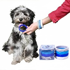 Sweet Paws 4-Pk Puppy Silicone Teething Rings Chew Toys for Small Dogs