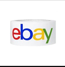 6 Rolls Ebay Color Shipping and Packing Tape 2" 75 Yard