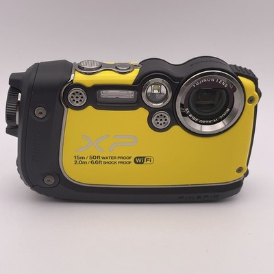 FUJIFILM FinePix XP200 Digital Camera – Yellow – Working  74101019568|