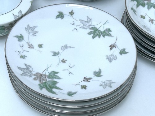 Noritake RC 595 Mapleleaf Full China Tea Set Teapot Jugs Cups And Plates Vintage - Picture 14 of 14