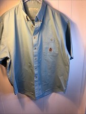 Bugle Boy Vintage Men’s Light Sage Green Button- down Shirt Size XXL