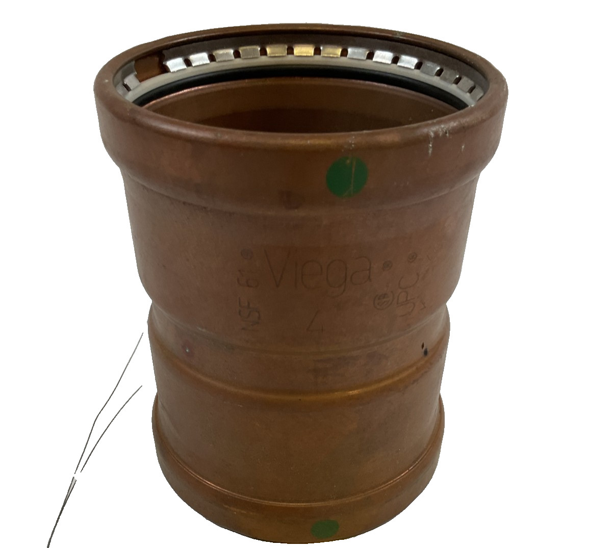 Viega ProPress Fitting - 20738: 4" Copper XL Coupling with Stop