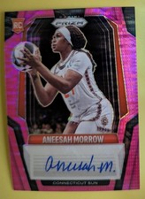 2025 Panini Prizm Aneesah Morrow Pink Pulsar Auto 03/35 #SG-AM