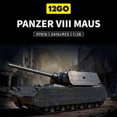 12GO (97016)   Panzer VIII Maus   2.416 Klemmbausteine