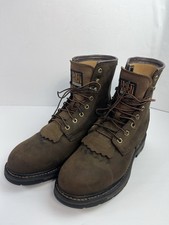 Ariat Workhog Waterproof Composite Toe Work Boots Men  s Size 9.5EE Brown Leather