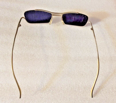 Rare Vintage Y2K Christian Roth Pure Titanium Square Sunglasses