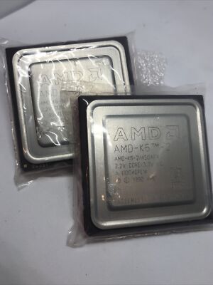 AMD AMD-K6-2 450AFX CPU Super Socket 7 2.2v core 3.3v K6-II