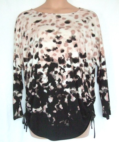 Phase Eight ~ Pink Corrie Abstract Spot Print Top size 18 Brand New