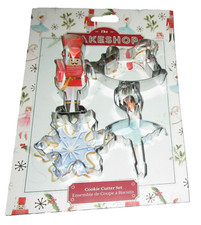 "The Bakeshop" By Masterclass CHRISTMAS  4 piece  COOKIE CUTTER SET