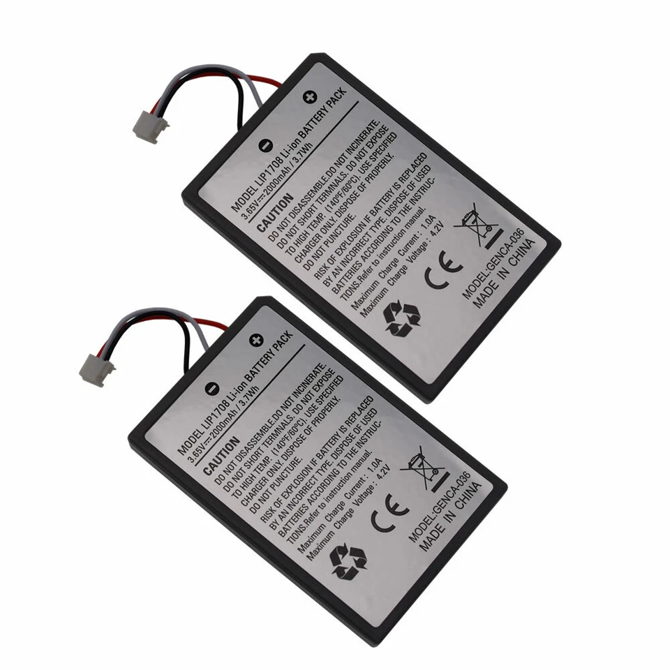 2x 3.7V LIP1708 Battery For Sony PlayStation 5 PS5 DualSense Wireless Controller - Image 2 of 4