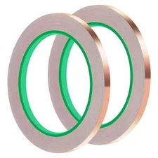 2PCS Copper Tape with Dual Side Conductive Adhesive, Copper Foil Tape, Copper Fo