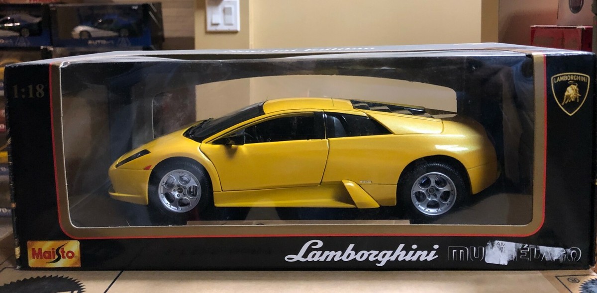 LAMBORGHINI MURCIELAGO COUPE GIALLO ORION YELLOW 1:18 by MAISTO