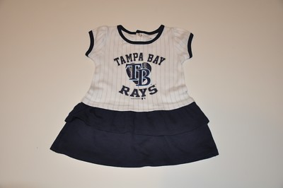 NWOT Tampa Bay Rays Girls Toddler Infant Dress (18M) Shirt Jersey Hat MLB
