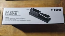 Gearlux (GLX-CHSP-005) Sustain Pedal Compatible with all Electronic Keyboards