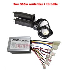 Throttle Grips 36V 500W Brushed Speed Controller For E-Bike Scooter Quad ATV