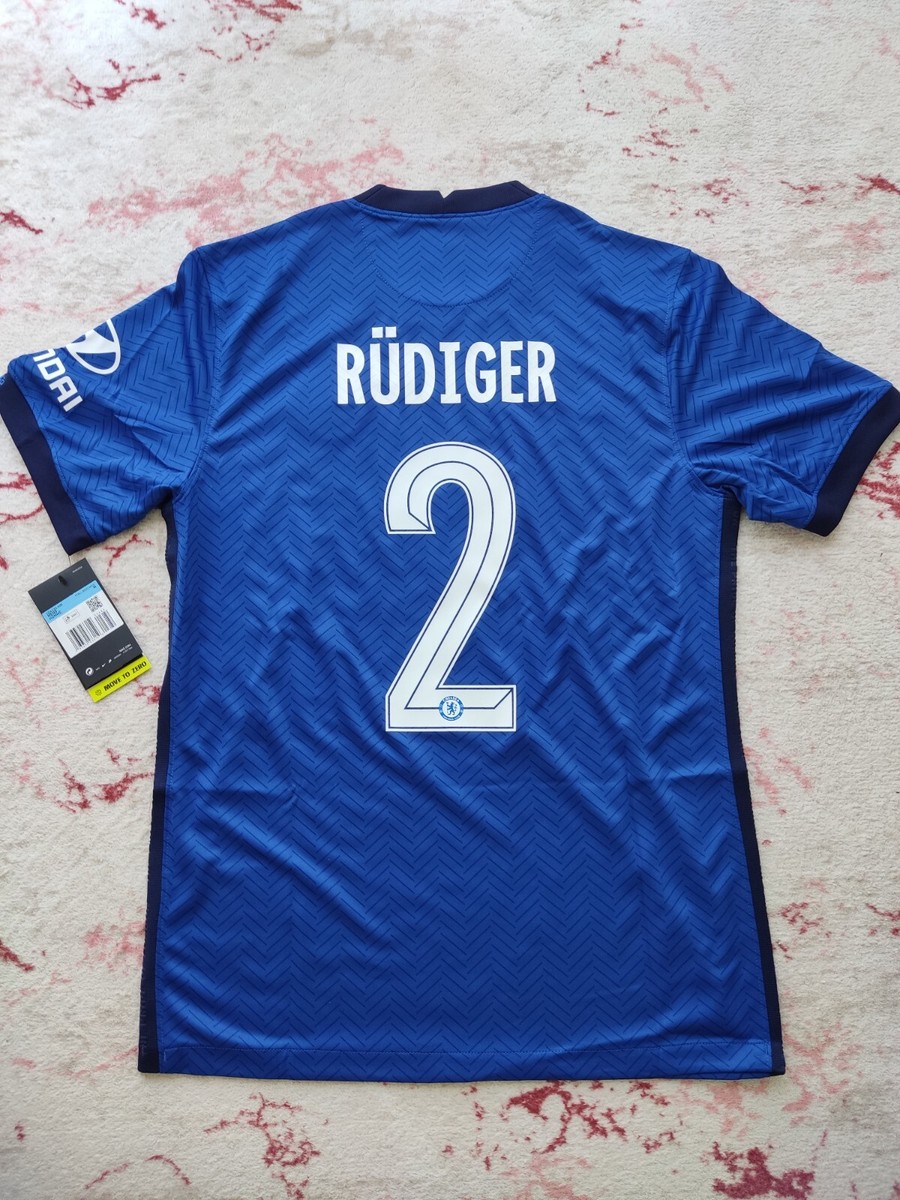 Chelsea 2020/21 Home Jersey Rüdiger , Havertz and Mount Nike Chelsea 2020/21 Home Jersey Rüdiger , Havertz and Mount Nike