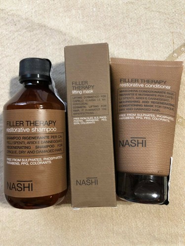 Nashi Argan Filler Therapy Shampoo 250 Conditioner 250 Lifting Mask Spray 100