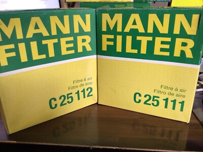 MANN C25112 C25111 BMW M5 S85B50A (Both Filters, Both Sides)