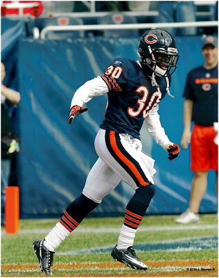 D.J. Moore (Cornerback) 8x10 Football Photo-Chicago Bears