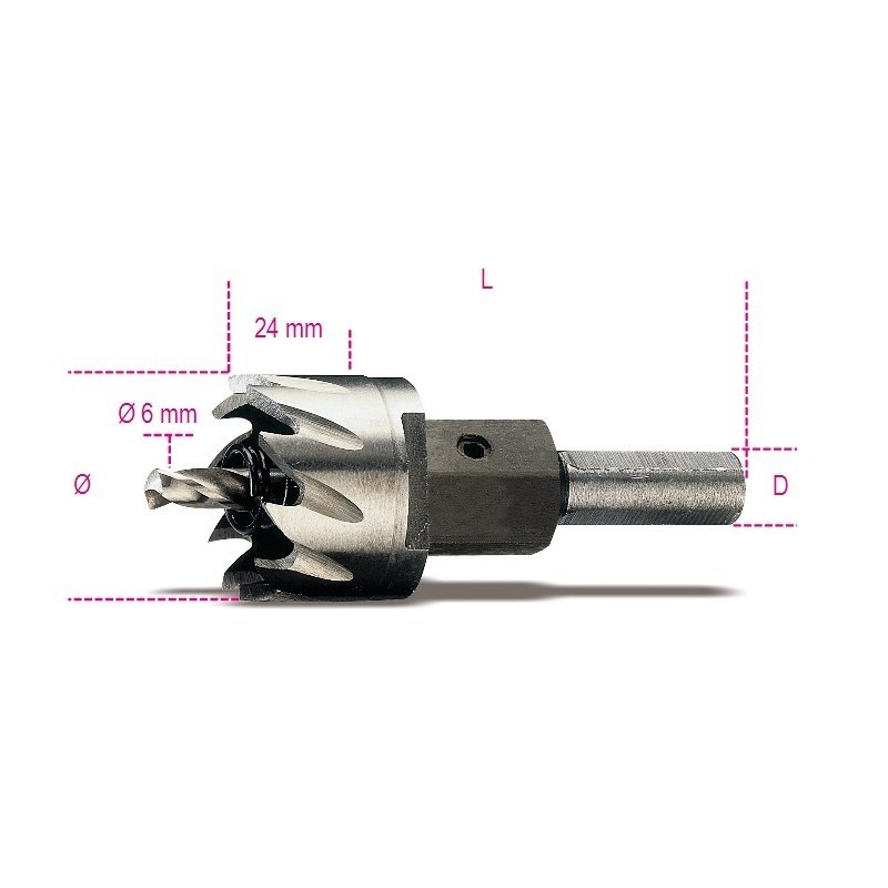 FRESE A TAZZA IN ACCIAIO HSS INTERAMENTE RETTIFICATE MM 22 ART. 451