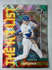 2022 Panini Donruss - The Hit List Diamond #THL-1 Trea Turner - Dodgers Bx2