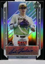 2021 Leaf Metal Draft Sal Frelick Auto Black #8/15 Brewers