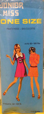 vintage Pantyhose Only For Collector Rare Junior Miss Beige One Size B004D