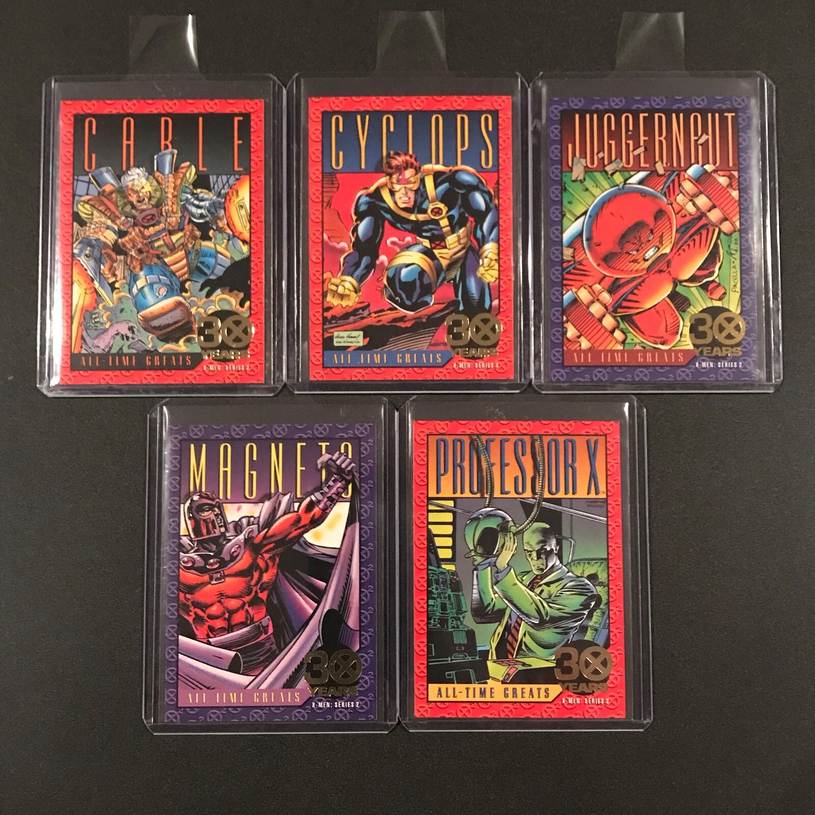 1993 Marvel Xmen Series 2 Gold Foil Inserts SinglesYou ChooseFinish