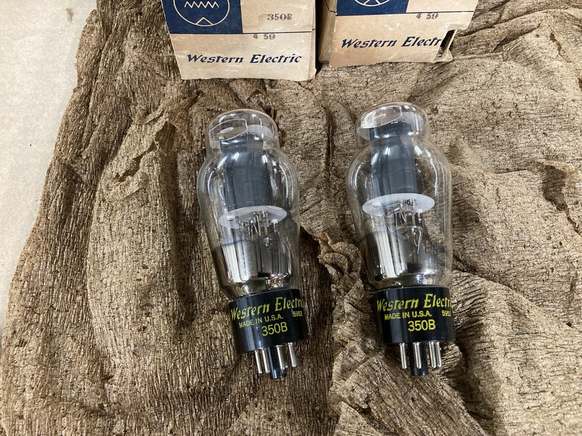 western electric ウエスタン 出力真空管 WE350B 2本ン