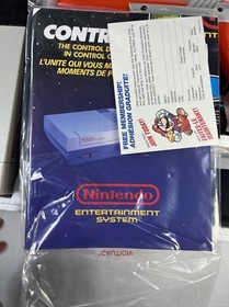 Nintendo Action Set Console bilingual box complete tested NES Mario Duck Read De