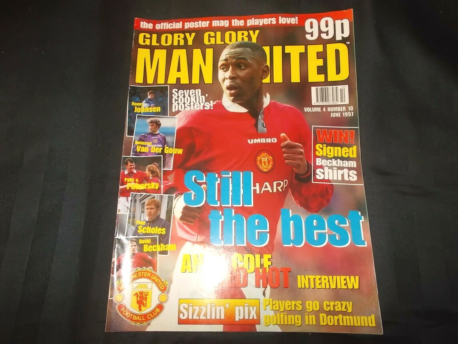 Manchester United Magazine Glory Glory Man June 1997 Vol 4 No. 10 Andy Cole