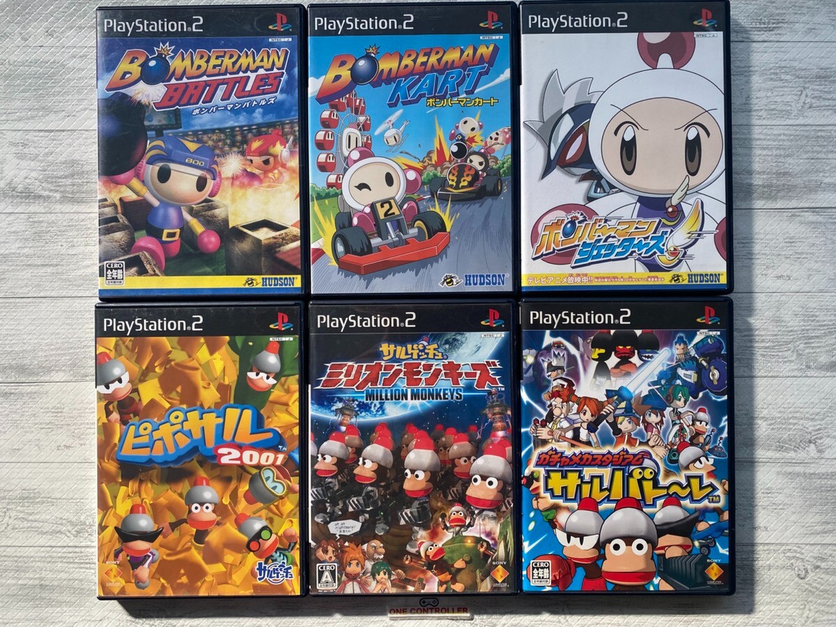 SONY PS2 Bomberman Battles Kart Jetters & Piposal 2001 Million
